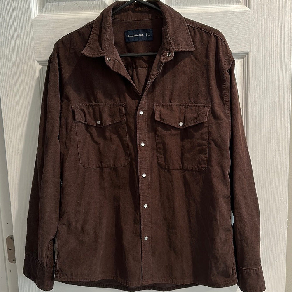 Abercrombie & Fitch Men Long Sleeve Shirt